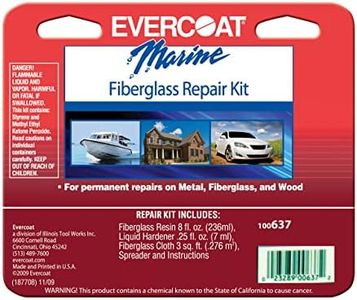 Evercoat Marine Fiberglass Repair Kit for Fiberglass, Metal & Wood - 10 Fl Oz