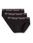 Tommy Hilfiger Mens 3p Boxer Briefs, Black, XL UK