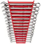 TEKTON Combination Wrench Set with Rack, 14-Piece (6-19 mm) | WCB91203