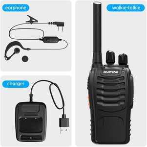 Long Range Walkie Talkies – Black Two-Way Radios