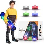 Board Blazers Crazy Color Changing LED Underglow Lights for Skateboards, Longboards, Scooters - Skateboard Accessories- Original Skateboard Lights