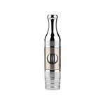 Aspire ET-S Glass Clearomiser Uses New BVC (Bottom Vertical Coil) or BDC (Bottom Dual Coil) Coils (Silver) No Nicotine