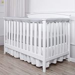 Crib Rail Cover Protector, Baby Crib Rail Cover Protector Set, Thicken Baby Crib Cot Wrap Padded Crib Rail Cover Teething Guard Boys Girls, Anti-Collision Strip Cushion Baby Cot Bed Fence Cover