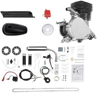 ZBXGJKSY Bicycle Gasoline Engine Motor Kit, 100CC Motorized Bike Kit 36 Teeth Air Cooling 2 Stroke Engine Cdi Ignition Power Maximum Speed 4 5km/28 Mi/H for Most 26-Inch or 28-Inch Bicycles