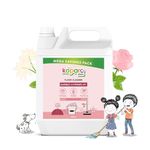 Koparo Natural Disinfectant Floor Cleaner Liquid | 5 Litres | Jasmine Fragrance | Tile & Marble Cleaner | Eco-friendly & Non-Toxic | Skin Safe, Baby Safe & Pet Friendly