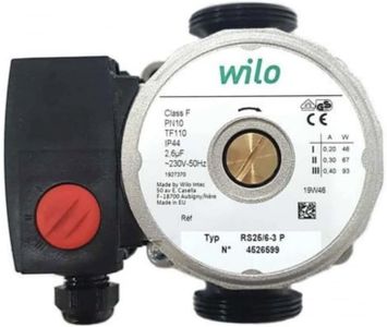 Umwälzpumpe, Heizkessel, Wilo RS25/6-3P, 3 Geschwindigkeiten, Standard