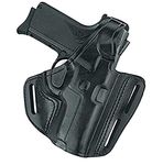 Gould & Goodrich B803-229 Gold Line Three Slot Pancake Holster - Black