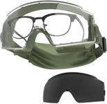 OneTigris Tactical Goggles Over Gla