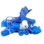 FibroPool Floating Pool Safety Rope - 100 Foot - Adjustable Length Lane Divider with Hooks for Swimming Pools - Equipment to Divide Swim Race Lanes - Buoy Line with 33 Integrated Floats