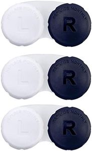 RHUI Contact Lens Case for Travel, Daliy Use-Black