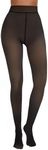 Fleece Lined Tights Women - Winter Warm Thermal Thick Tights for Women Pantyhose Fake Translucent Leggings