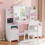 MU Kids Vanity, Girl Vanity Set wit
