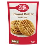 BETTY CROCKER Cookie Mix Peanut Butter, Makes 12 Cookies, Baking Mix, 204 Grams Package of Cookie Mix, Tastes Like Homemade, Easy To Bake