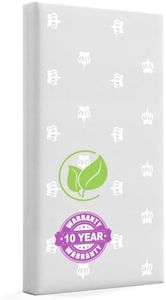 PLZOIT Breathable Crib & Toddler Mattress, Dual-Sided, Memory Foam, Waterproof, Removable and Machine-Washable Cover for Toddler and Baby, Standard Size Baby Mattresses for Crib 52" x 27" x 5