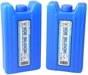 GoPong Ice Pack Flask 2 Pack (28 oz Total) - Hidden Alcohol Travel Flasks - 2 Secret Liquor Containers for Beaches, Cruises, and Sports Events