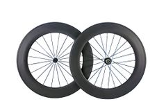 WINDBREAK BIKE 88mm Wheelset Clincher 700c Carbon Cyclocross Rim for Road Bicycle 23mm Width