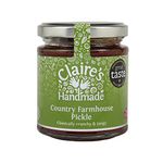 Claire's Handmade - Country Farmhouse Pickle (200g) - Great Taste Award Winning Traditionally Made Crunchy & Tangy Vegetable Packed Pickle, Suitable for Vegetarian, Vegan & Gluten Free Diets, GMO Free