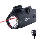 Pistol Flashlight Laser Combo For Picatinny Rail