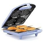 Holstein Housewares - Non-Stick Heart Waffle Maker, Lavender - Makes 4 Heart-Shaped Waffles in Minutes