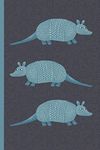 Notes: A Blank Dot Grid Notebook with Cute Armadillo Cover Art