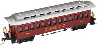 Bachmann Trains - Open Sided Excursion Car - DURNGO & SLVRTN #270 "YANKEE GIRL" - HO Scale, Prototypical Red (13409)