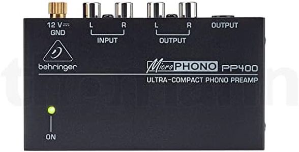 Behringer PP400 Microphono Ultra Compact Phono Preamp Assorted Colour