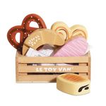 Le Toy Van Honeybake Wooden Bakers Basket Market Crate