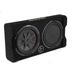 Kicker 48TRTP122 TRTP 12-inch (30cm) Thin Down Firing Subwoofer and Passive Radiator Enclosure, 2-Ohm, RoHS Compliant