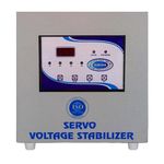 BLUELIZER 5 KVA Servo STABILIZER WorkingRange (100-285 V) with High/Low Cut Off (India's First Servo with in Display Ampere Meter) Copper Coil (1 Year Replacement Warranty) 100
