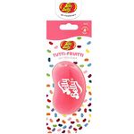 Jelly Belly Car Air Freshener - Tutti Fruitti 3D Hanging Freshener. Car Scent Lasts Up To 30 Days, Air Freshener Car, Home or Office. Genuine Jelly Belly Car Air Fresheners for Women, Men and Kids