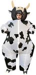 Arokibui Inflatable Cow Costume for Women Funny Blow up Costume for Cosplay Party Festival Halloween Costume Adult Size