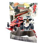 SANTORO Swing Card, 3D Pop Up Greeting Card - F1 Racing Cars - For Him, Kids, Men, Boys | Formula 1 Car for Birthday, Father's Day