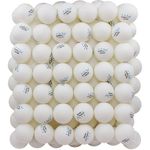 MAPOL 100 Pack White 3-Star Table Tennis Balls Advanced Training Ping Pong Ball