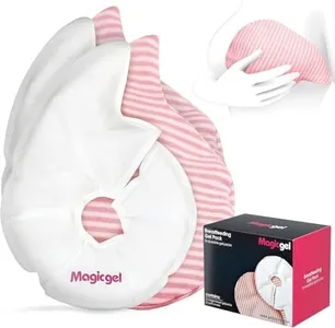 Magic Gel Luxury Breast Therapy Pack | The Breastfeeding Essentials for Nursing Mothers | Includes 2X Breast Ice Packs (Hot or Cold) for Breastfeeding or Breast Augmentation Post Surgery Pain Relief