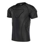 Youth Boys Padded Compression Shirt Vest Rib Protector Padded Top for Rugby Football Paintball Baseball Soccer Basketball