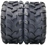 ATV Trail Tires Set of 2, 19x9.5-8/4PR Knobby Sport Tires, Tubeless,All-Terrain Capability Tires