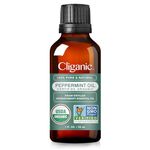 Cliganic USDA Organic Peppermint Essential Oil, 30ml - 100% Pure Natural Undiluted, for Aromatherapy | Non-GMO Verified