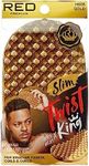 Red by Kiss Bow Wow X Twist King Luxury Twist Styler Washable and Durable Twist Brush for Afro Curl- Slim and Dense (Gold)