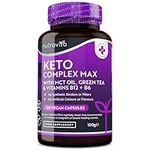 Keto Complete Diet Pills – 2 Month Supply – Max Strength 1788mg Complex for Men & Women - MCT Oil, Green Tea, Vitamins & Minerals – Contribute to Fatty Acid & Carb Metabolism – Made in The UK