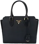 Prada Women's Saffiano Black Leathe