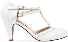 Chase & Chloe Kimmy-58 (8.5 B(M) US, White PU)