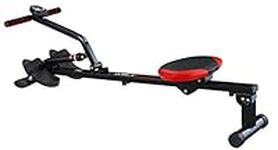 Body Sculpture BR1000 Compact Hydraulic Rower | 12 Level Adjustable Resistance | Adjustable Incline | Smooth Riding | Track Your Progress