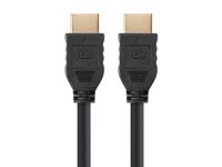 Monoprice High Speed HDMI Cable - 10 Feet - Black | No Logo, 4K @ 60Hz, HDR, 18Gbps, YUV 4:4:4, 30AWG, CL2 - Commercial Series