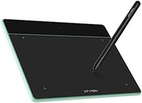 XP-PEN Deco Fun S 8192 Levels Passive Stylus Graphic Tablet with 60° Tilt, 6 x 4 Inch Drawing Tablet for Remote Learning or Playing OSU – Green Apple