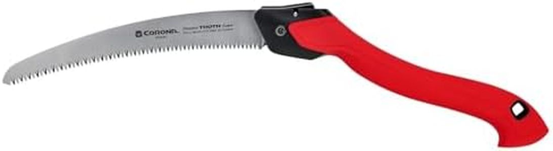 Corona Tools RS16150B RazorTOOTH 10" Folding Pruning Saw – 10″ Curved Steel Blade with Ergonomic Non-Slip Handle for Gardening, Tree Trimming, Camping, Biking & Backpacking