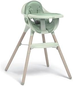 Mamas & Papas Juice Highchair, Adaptable, Easy Clean Design, Lightweight and Portable, Eucalyptus