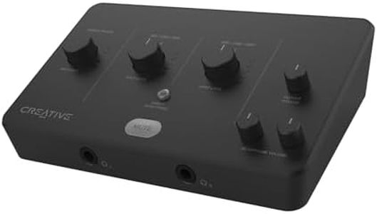 Creative Live! Audio A3 USB Audio Interface with High-Resolution Recording and Playback up to 24-bit 96kHz, with Zero-Latency Direct Monitoring