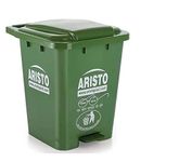 ARISTO Plastic Pedal Garbage Waste Dustbin 45 LTR GREEN