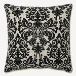 Pillow Perfect Outdoor/Indoor Essence Onyx 25-Inch Floor Pillow