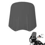 Krator 15" Smoke Replacement Motorcycle Windshield, Motorcycle Windscreen, Chip-Resistant Fairing Windshield For Krator Windshield Headlight Fairing Kit